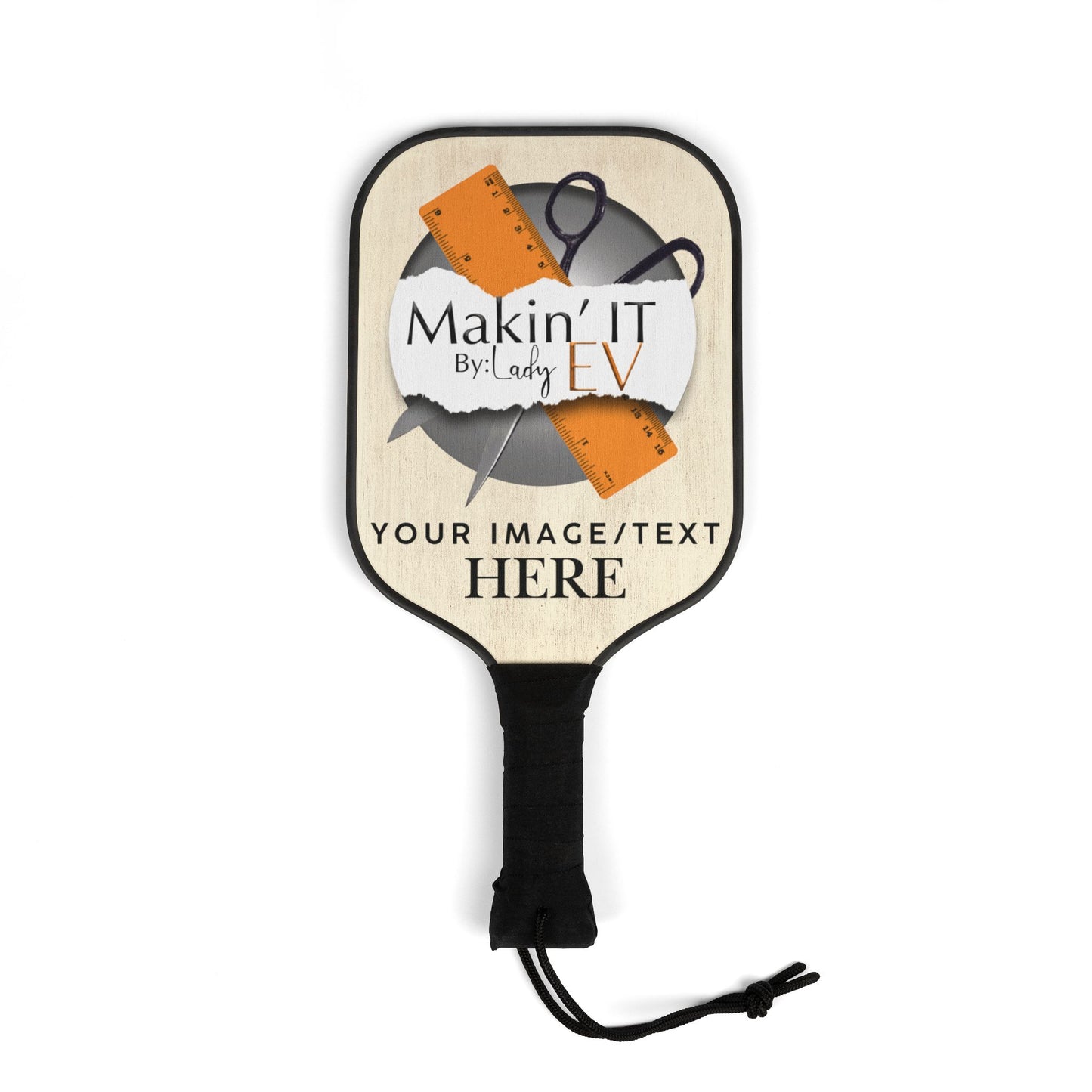 Custom Pickleball Paddle Set – Personalized Paddle Kit with 2 Balls & Carry Bag