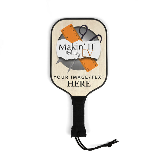 Custom Pickleball Paddle Set – Personalized Paddle Kit with 2 Balls & Carry Bag