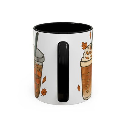 Pumpkin Spice Accent Mug – Fall Coffee Cup (11oz & 15oz)