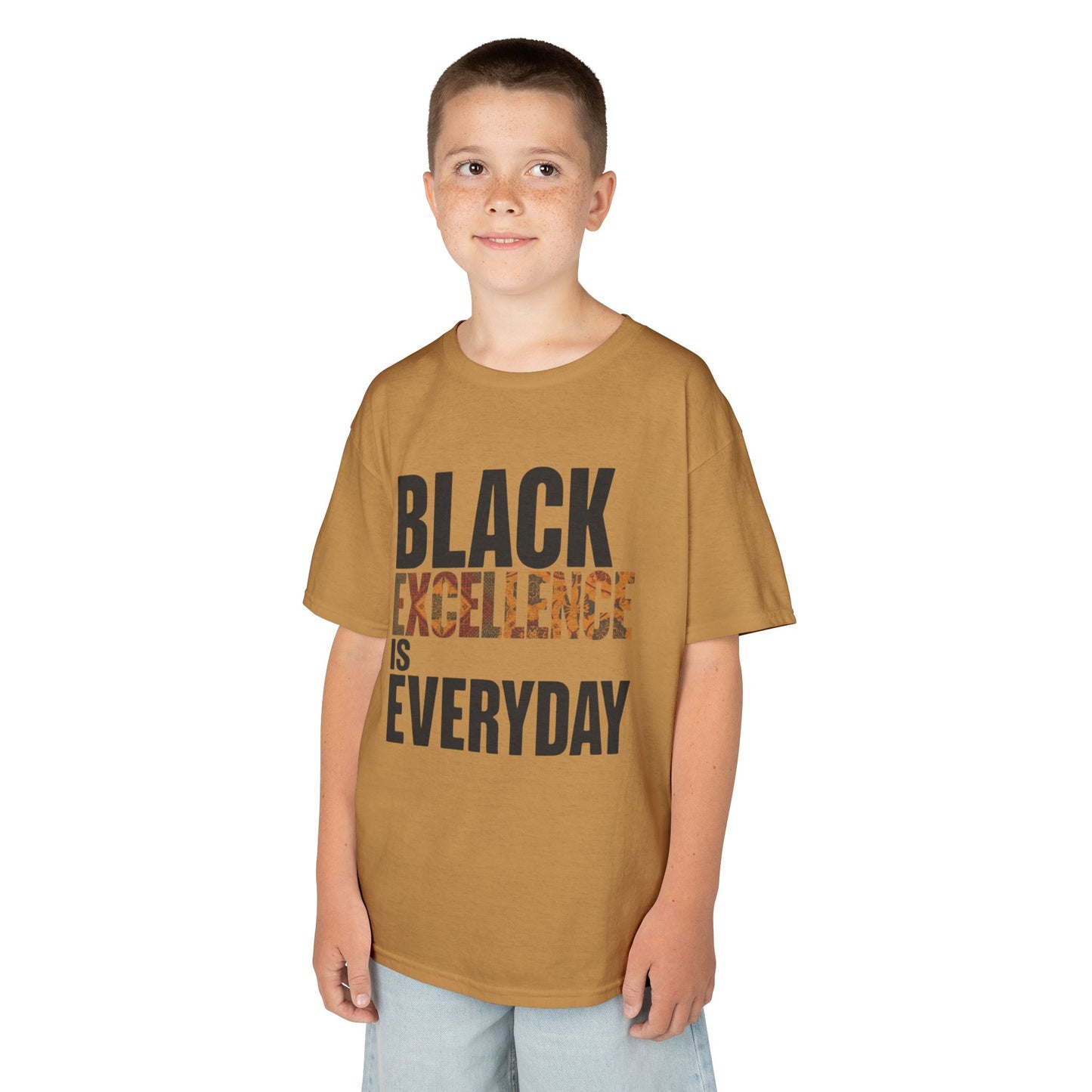 Black Excellence Is Everyday Youth T-Shirt – Inspirational Kids Tee
