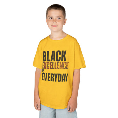 Black Excellence Is Everyday Youth T-Shirt – Inspirational Kids Tee