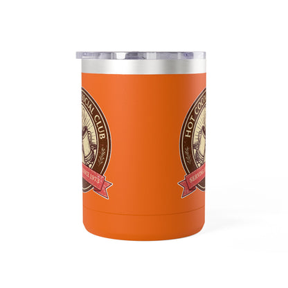 Hot Cocoa Social Club Insulated Coffee Tumbler | Cozy Vintage Mug | Double-Wall Stainless Steel Holiday Drinkware