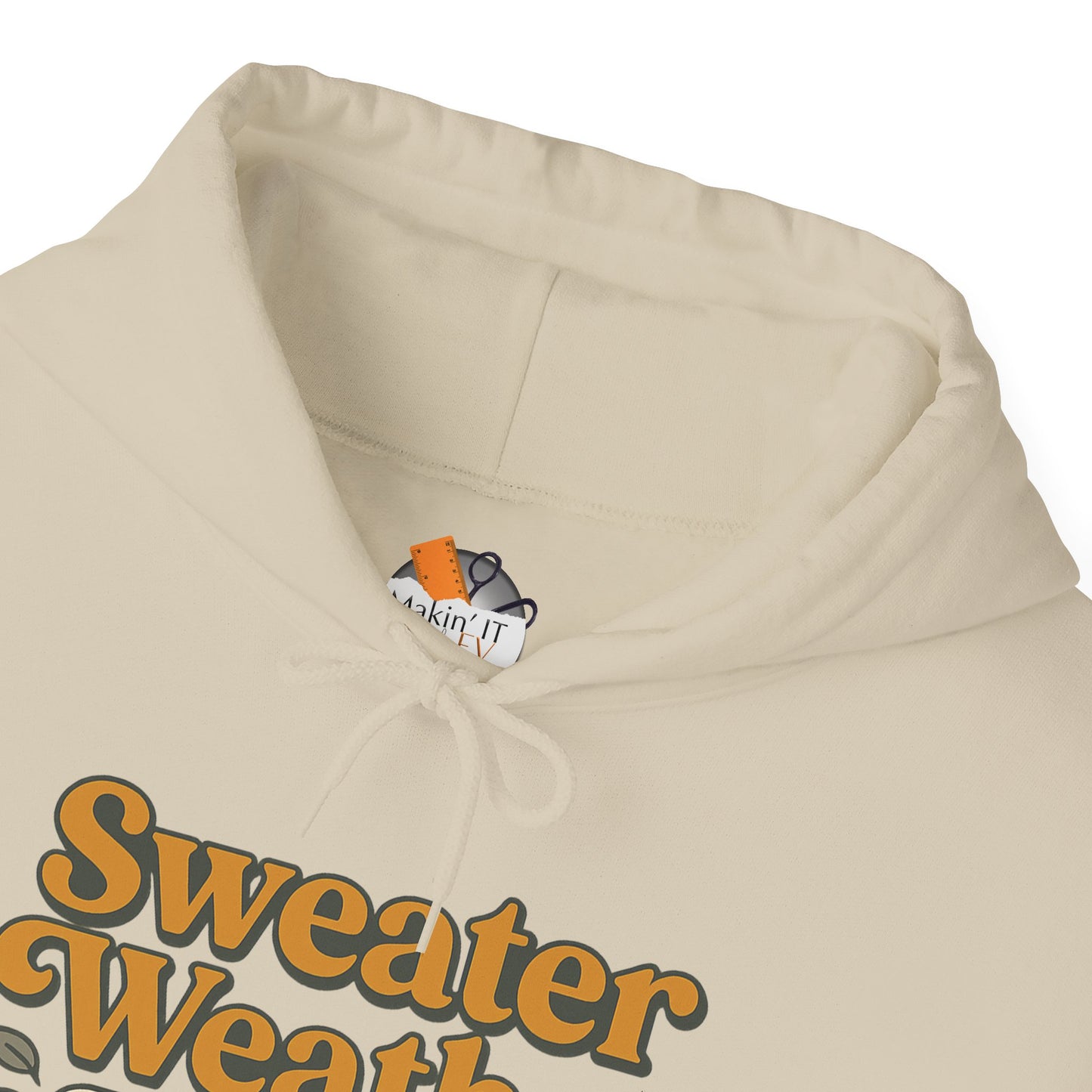 Sweater Weather Vibes Hoodie – Cozy Fall Aesthetic Pullover