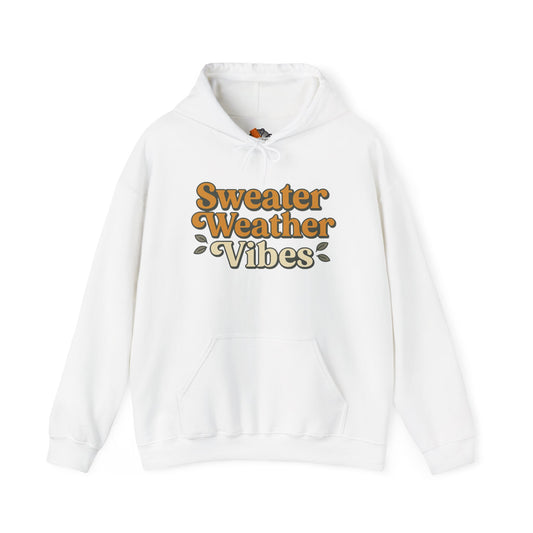 Sweater Weather Vibes Hoodie – Cozy Fall Aesthetic Pullover
