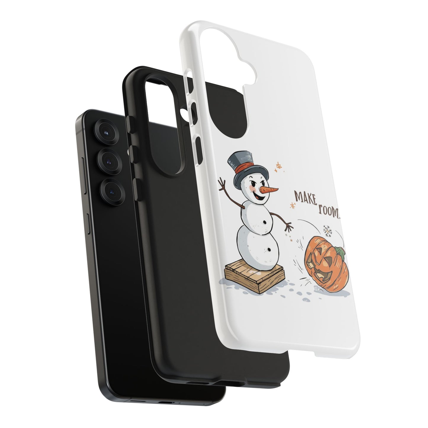 Fall to Winter “Make Room” Humorous Phone Case