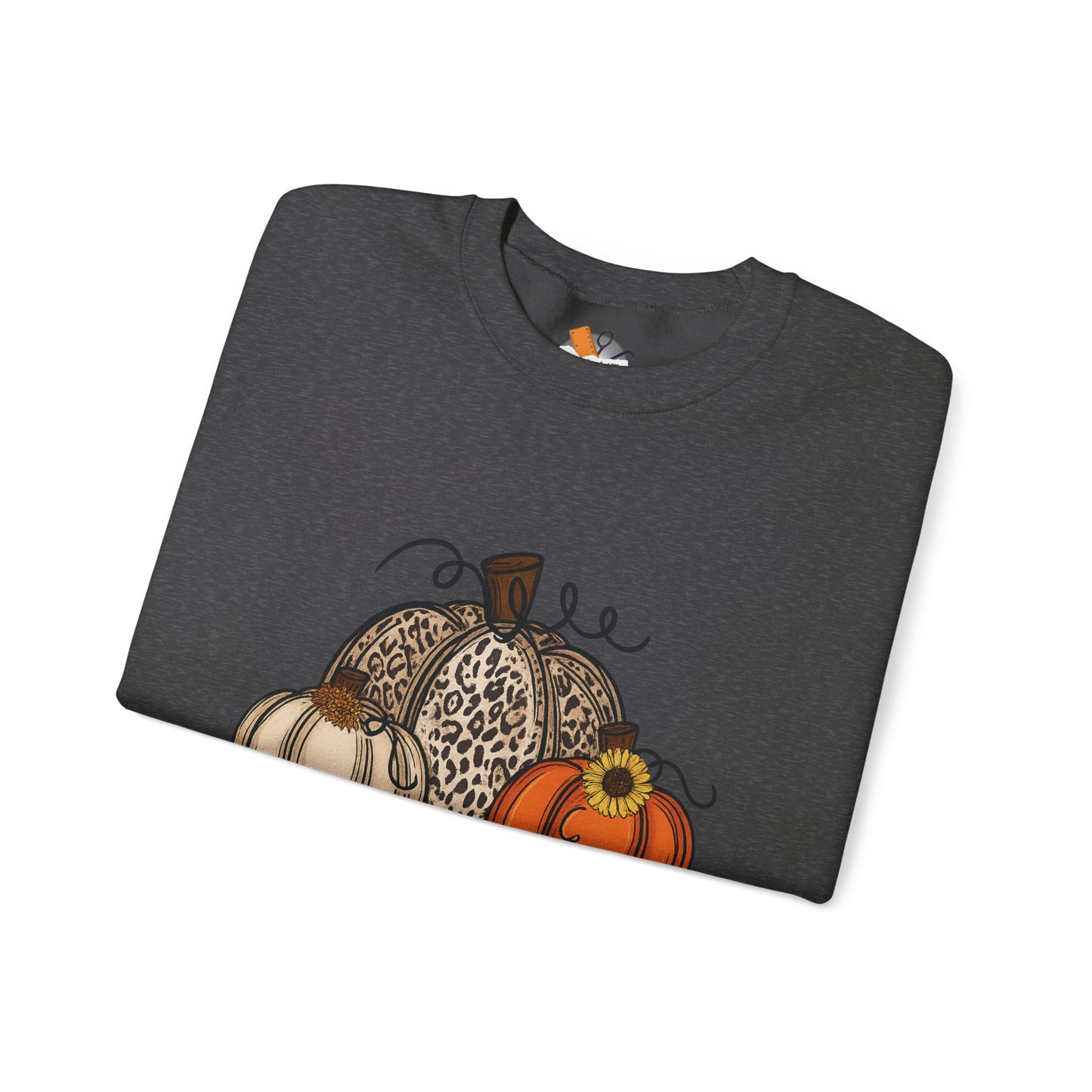 Grateful Thankful Blessed Crewneck Sweatshirt – Fall Faith & Pumpkin Season Pullover (10 Colors)