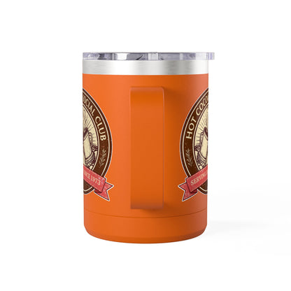Hot Cocoa Social Club Insulated Coffee Tumbler | Cozy Vintage Mug | Double-Wall Stainless Steel Holiday Drinkware