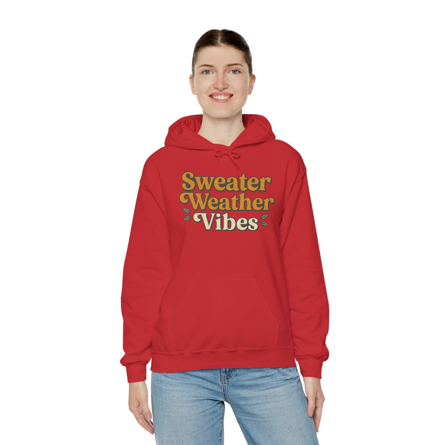 Sweater Weather Vibes Hoodie – Cozy Fall Aesthetic Pullover