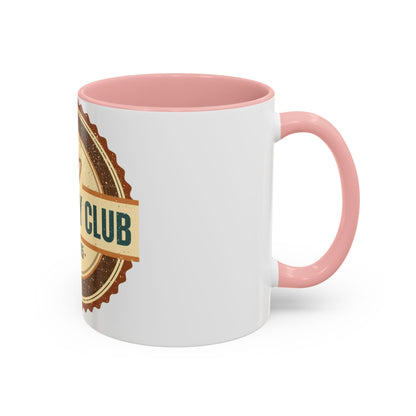 The Cozy Club Accent Mug | 11oz & 15oz Coffee Cup for Comfort Seekers (Multiple Colors)