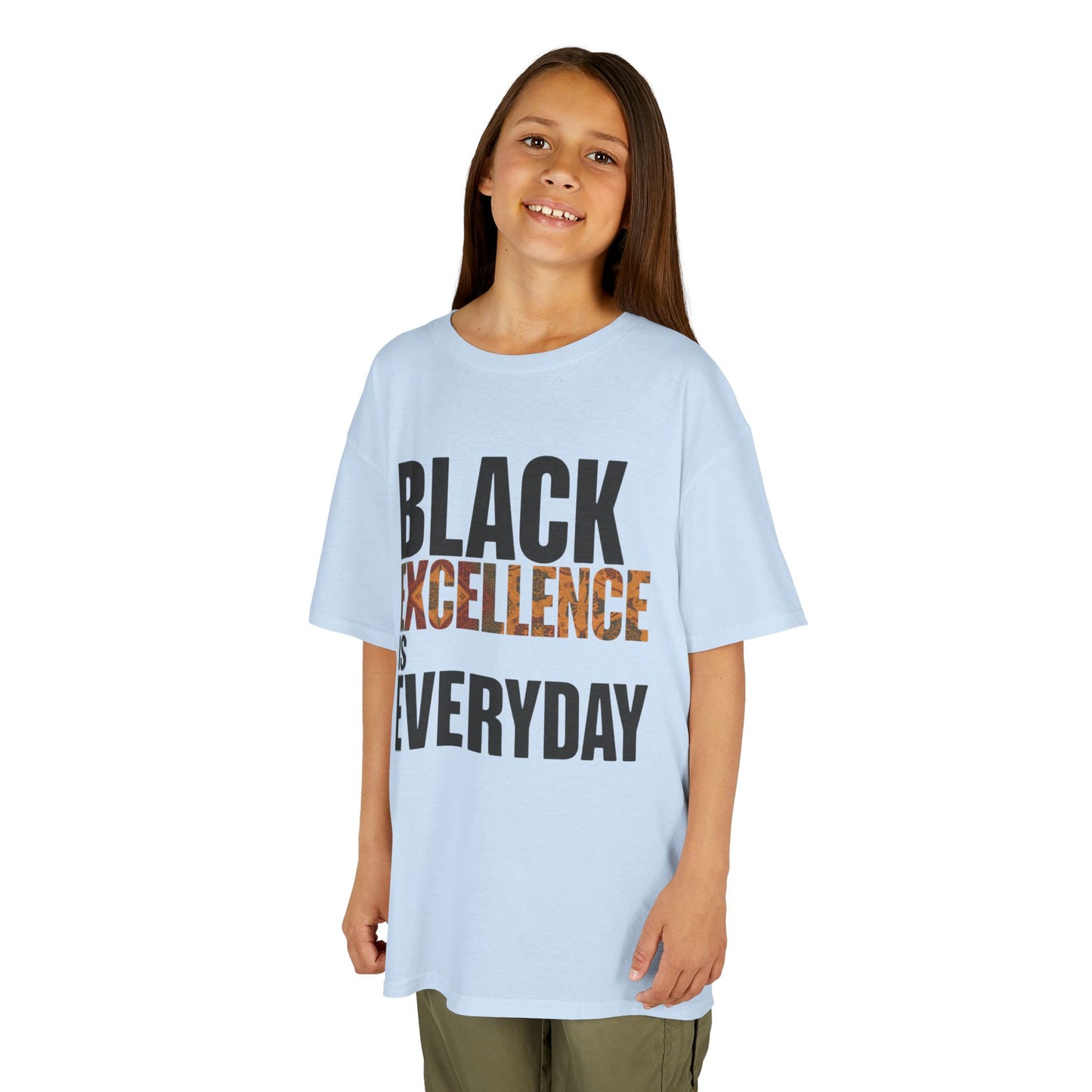 Black Excellence Is Everyday Youth T-Shirt – Inspirational Kids Tee