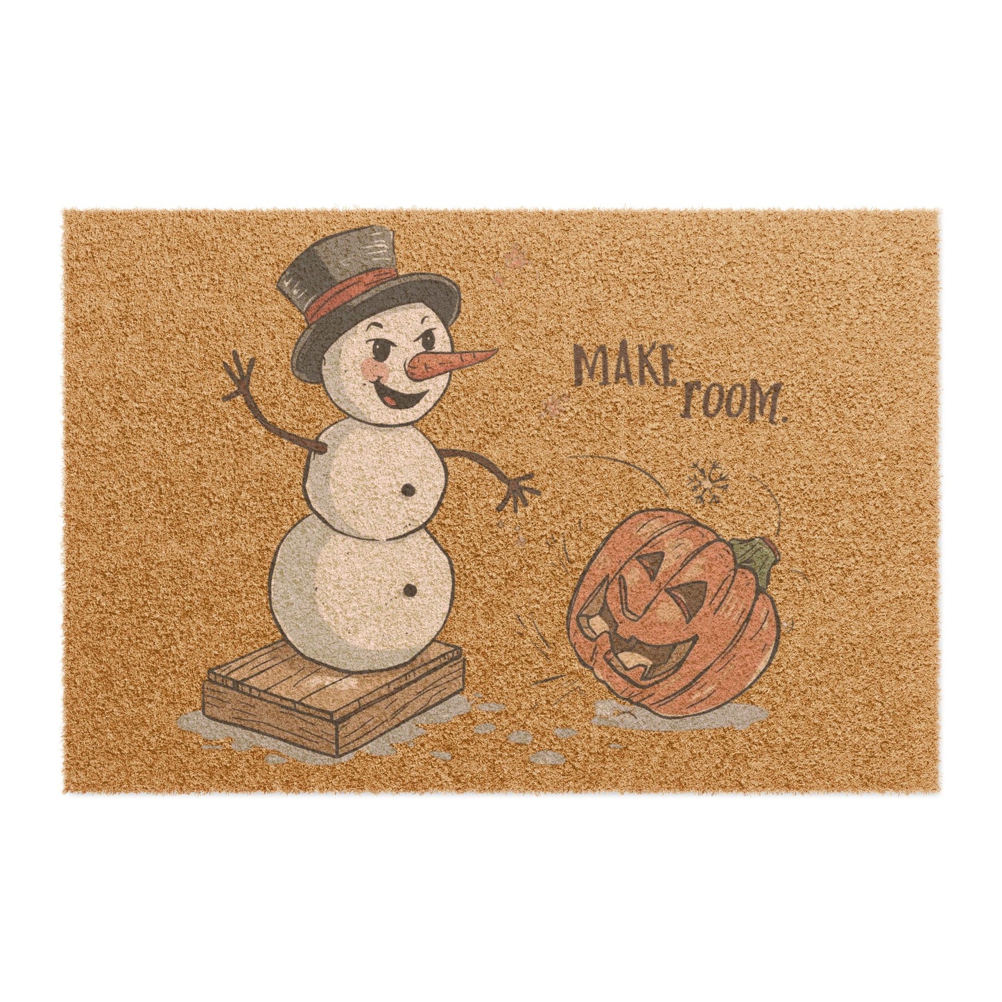 Make Room Fall to Winter Doormat | Funny Seasonal Front Door Mat