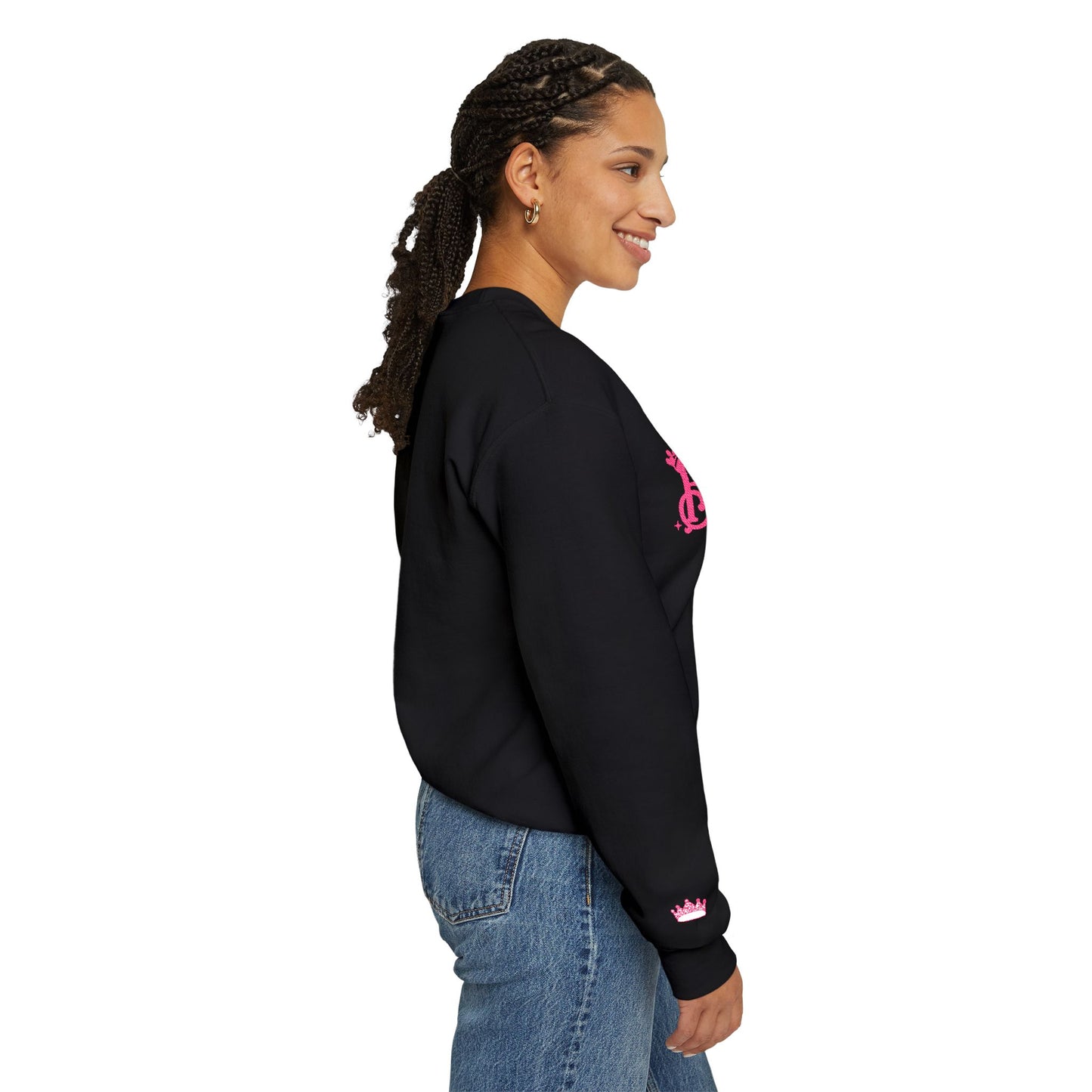 Galinda “Blonde” Wicked Crewneck Sweatshirt | Broadway-Inspired Pink Letter Pullover (4 Color Options)