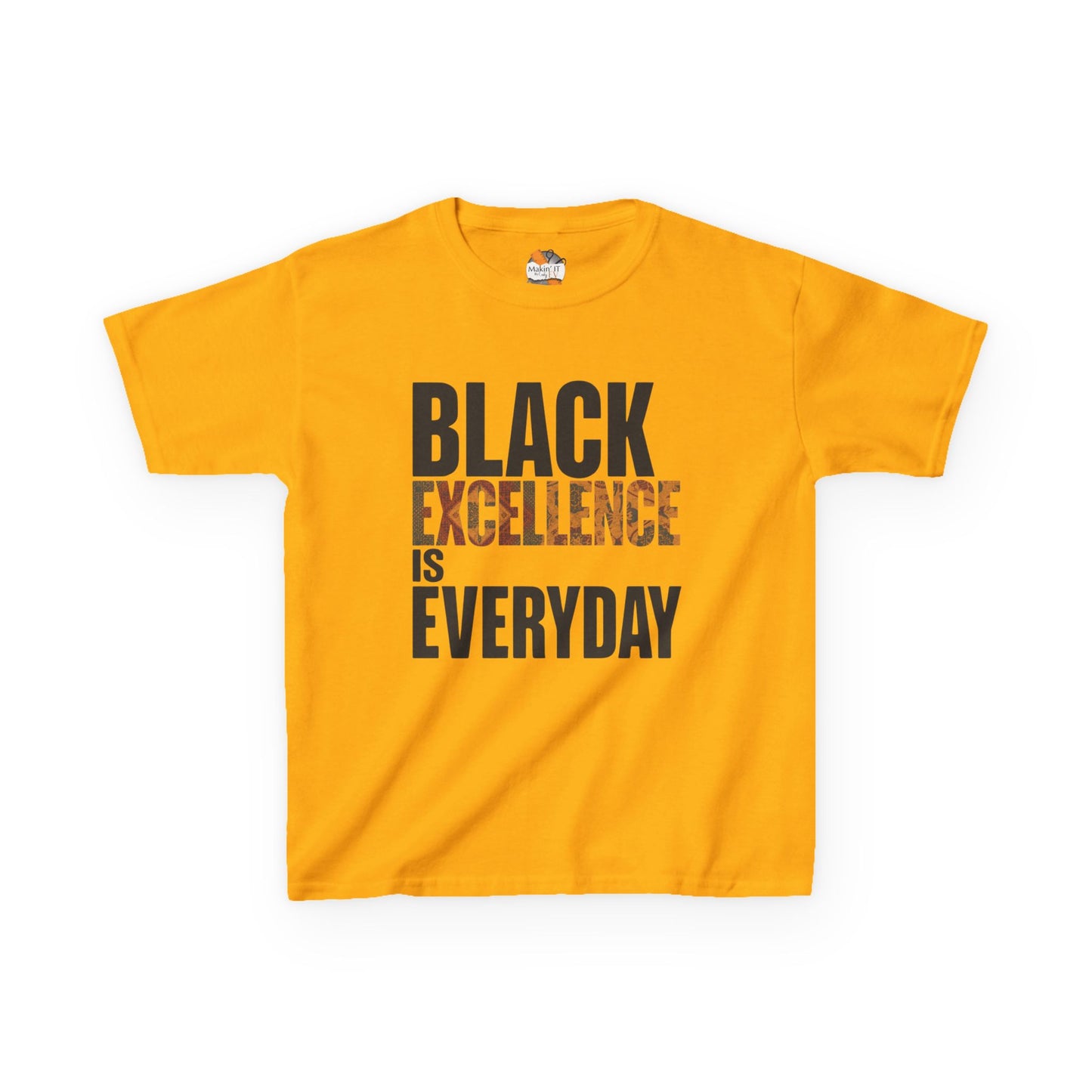 Black Excellence Is Everyday Youth T-Shirt – Inspirational Kids Tee