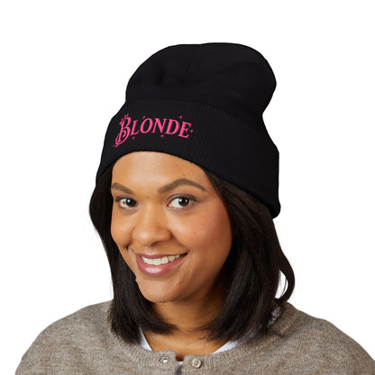 Blonde Wicked-Inspired Beanie | Galinda Aesthetic Winter Hat