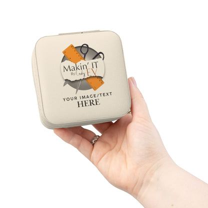 Custom Travel Jewelry Box – Portable Velvet Ring & Earring Organizer