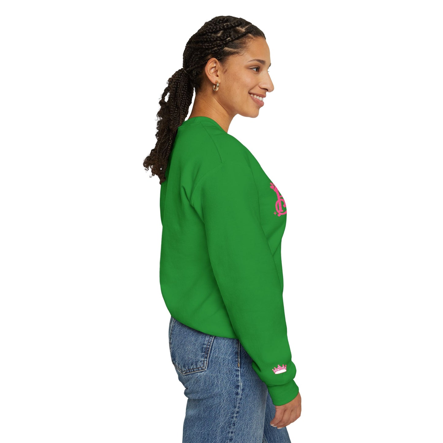 Galinda “Blonde” Wicked Crewneck Sweatshirt | Broadway-Inspired Pink Letter Pullover (4 Color Options)