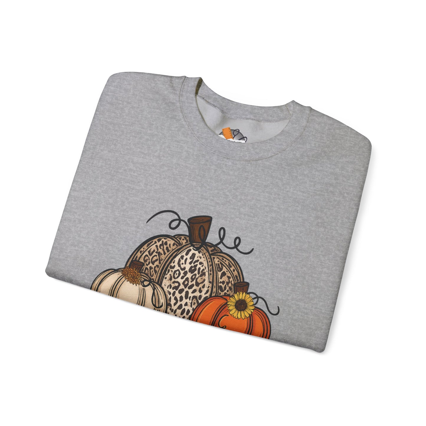 Grateful Thankful Blessed Crewneck Sweatshirt – Fall Faith & Pumpkin Season Pullover (10 Colors)