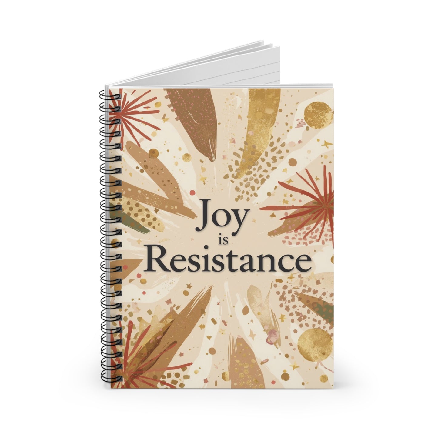 Joy Is Resistance Spiral Journal | Black History–Inspired Affirmation Notebook