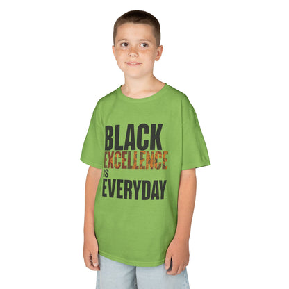 Black Excellence Is Everyday Youth T-Shirt – Inspirational Kids Tee