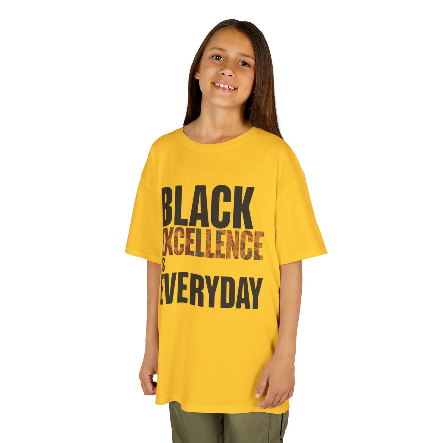 Black Excellence Is Everyday Youth T-Shirt – Inspirational Kids Tee