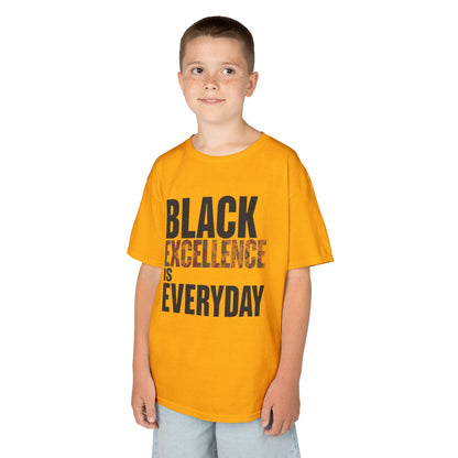 Black Excellence Is Everyday Youth T-Shirt – Inspirational Kids Tee