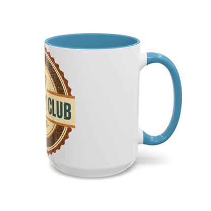 The Cozy Club Accent Mug | 11oz & 15oz Coffee Cup for Comfort Seekers (Multiple Colors)