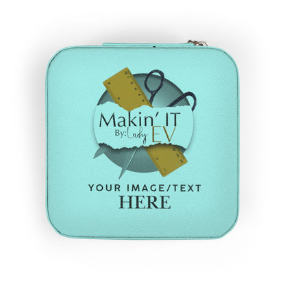 Custom Travel Jewelry Box – Portable Velvet Ring & Earring Organizer