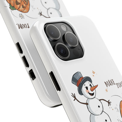 Fall to Winter “Make Room” Humorous Phone Case