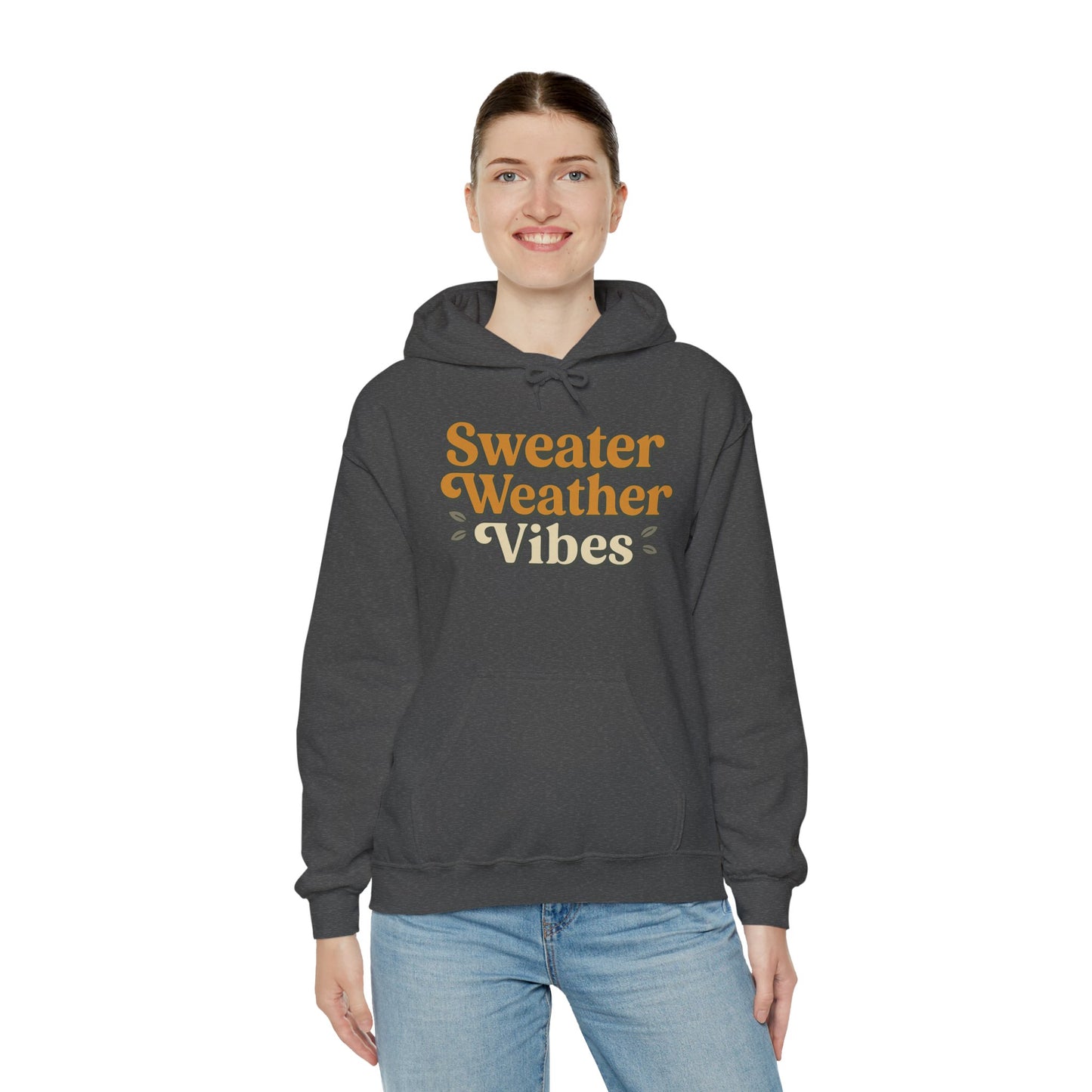 Sweater Weather Vibes Hoodie – Cozy Fall Aesthetic Pullover