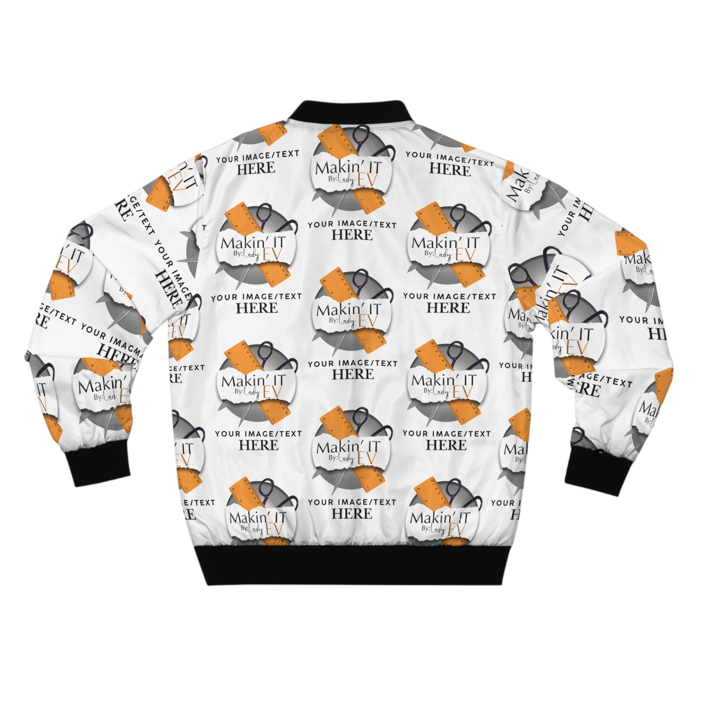 Custom Men’s Bomber Jacket – Personalized All-Over Print