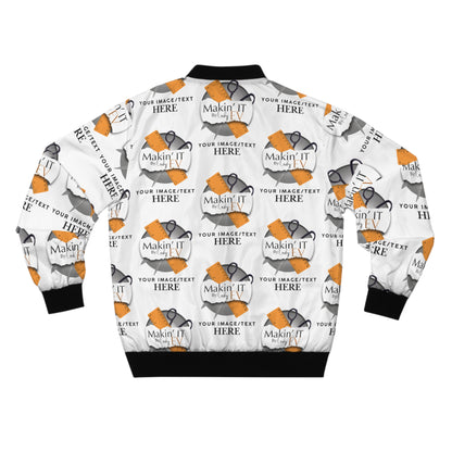 Custom Men’s Bomber Jacket – Personalized All-Over Print