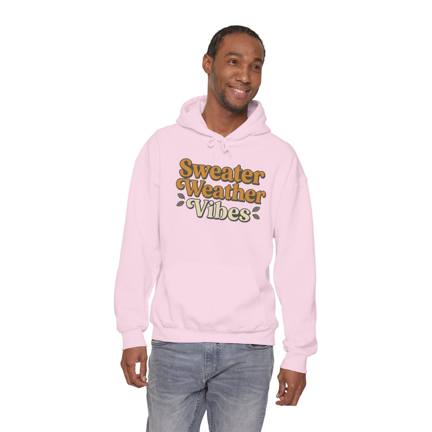 Sweater Weather Vibes Hoodie – Cozy Fall Aesthetic Pullover