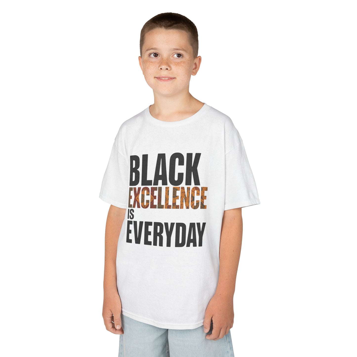 Black Excellence Is Everyday Youth T-Shirt – Inspirational Kids Tee