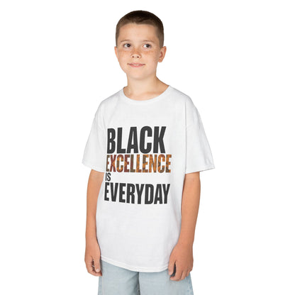 Black Excellence Is Everyday Youth T-Shirt – Inspirational Kids Tee