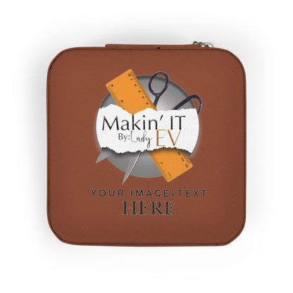 Custom Travel Jewelry Box – Portable Velvet Ring & Earring Organizer