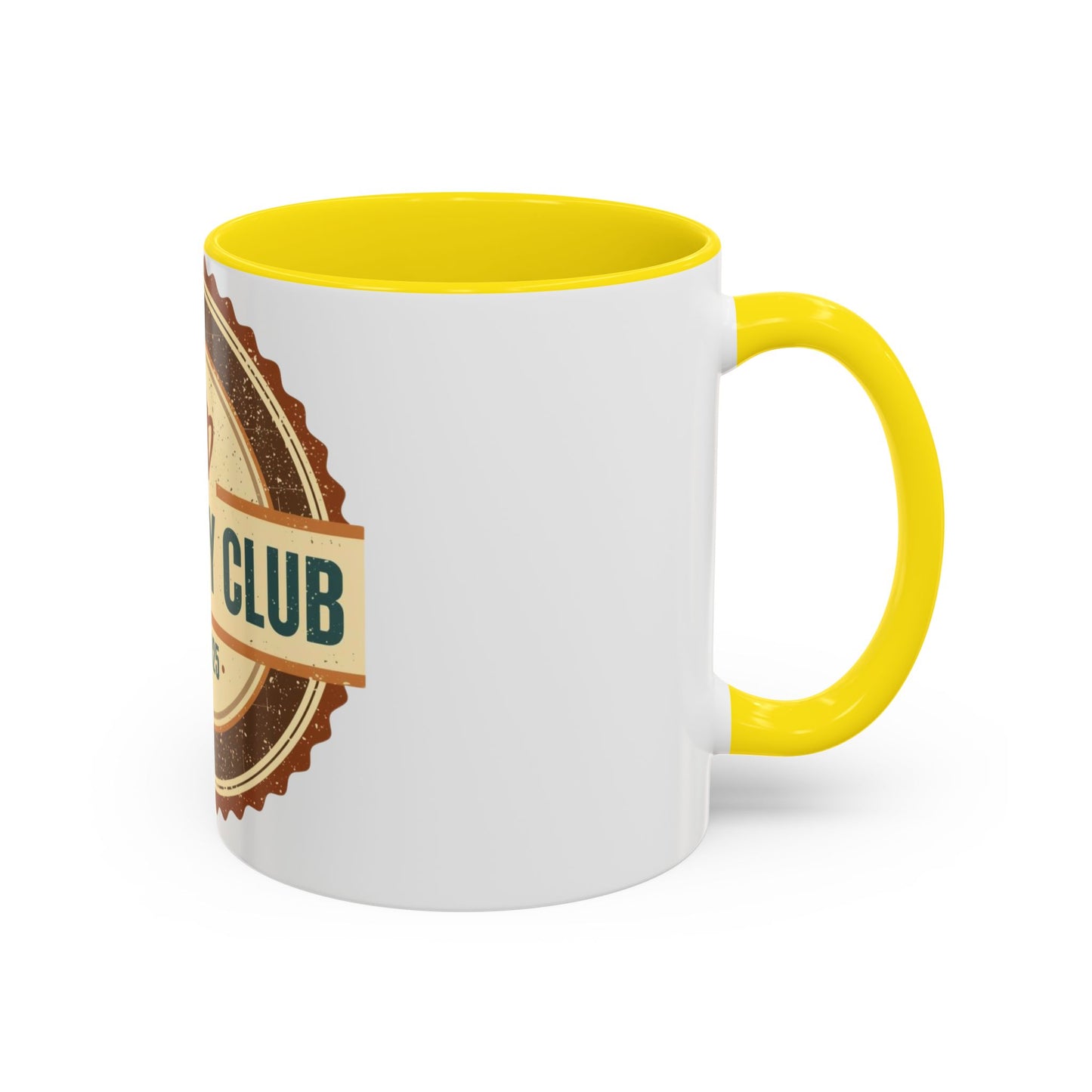 The Cozy Club Accent Mug | 11oz & 15oz Coffee Cup for Comfort Seekers (Multiple Colors)