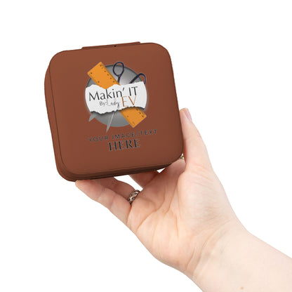 Custom Travel Jewelry Box – Portable Velvet Ring & Earring Organizer