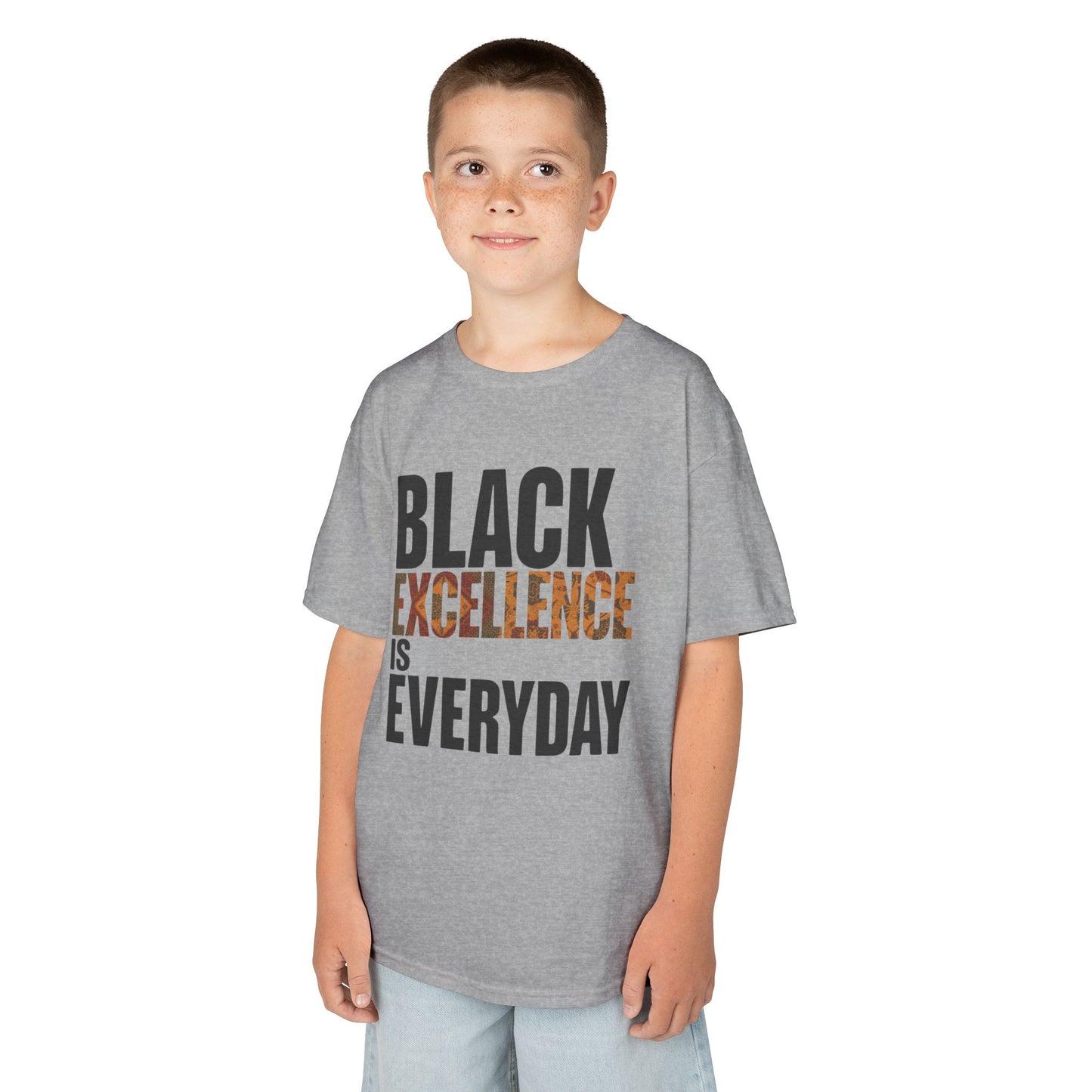 Black Excellence Is Everyday Youth T-Shirt – Inspirational Kids Tee