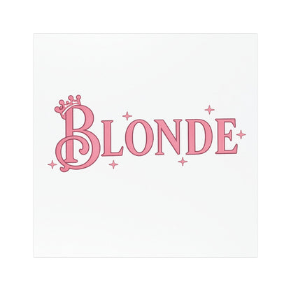 Wicked Inspired Galinda Car Magnet | “Blonde” Pink Princess Magnet