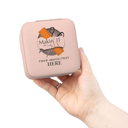 Custom Travel Jewelry Box – Portable Velvet Ring & Earring Organizer