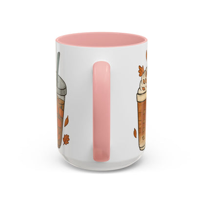 Pumpkin Spice Accent Mug – Fall Coffee Cup (11oz & 15oz)