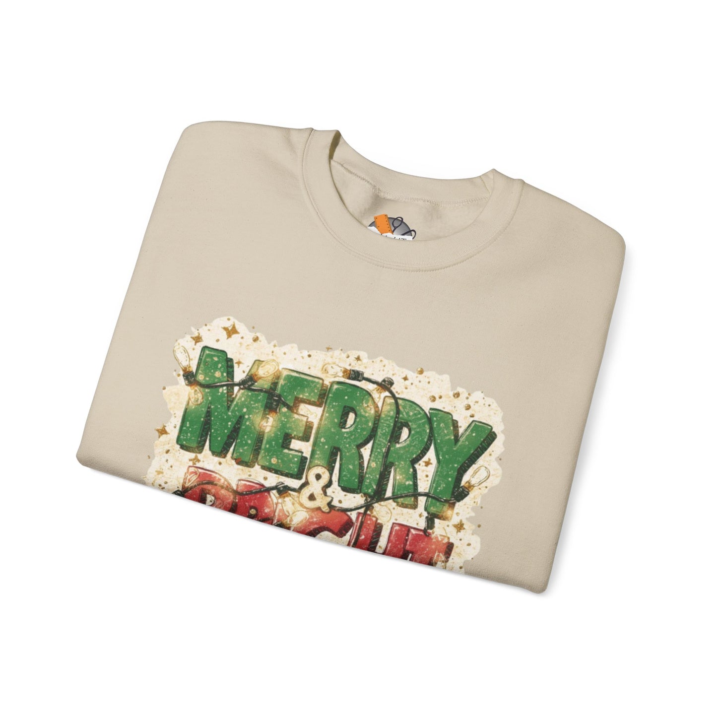 Merry & Bright-ish Crewneck Sweatshirt | Funny Holiday Christmas Sweater