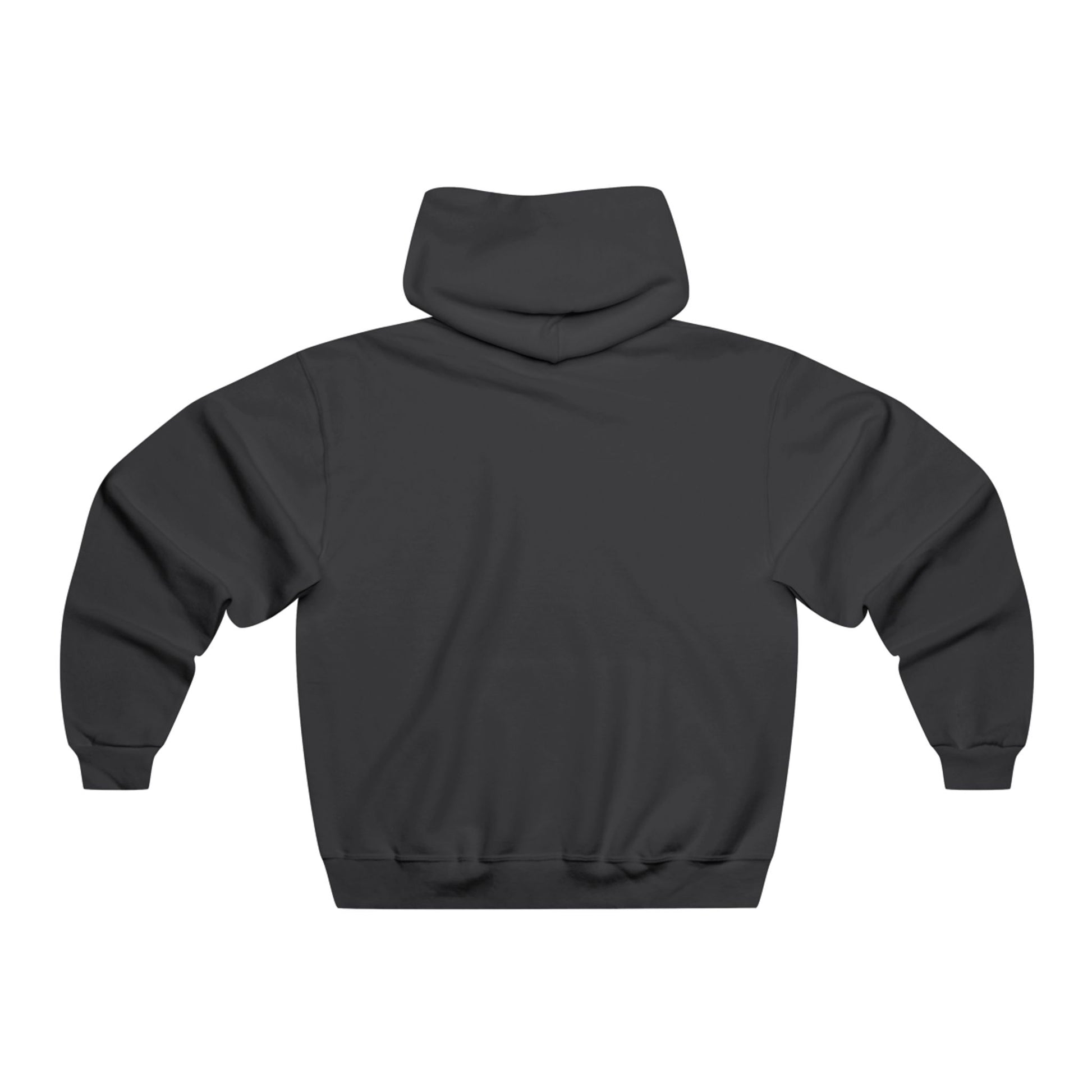 King Kev thick black hoodie plain back design