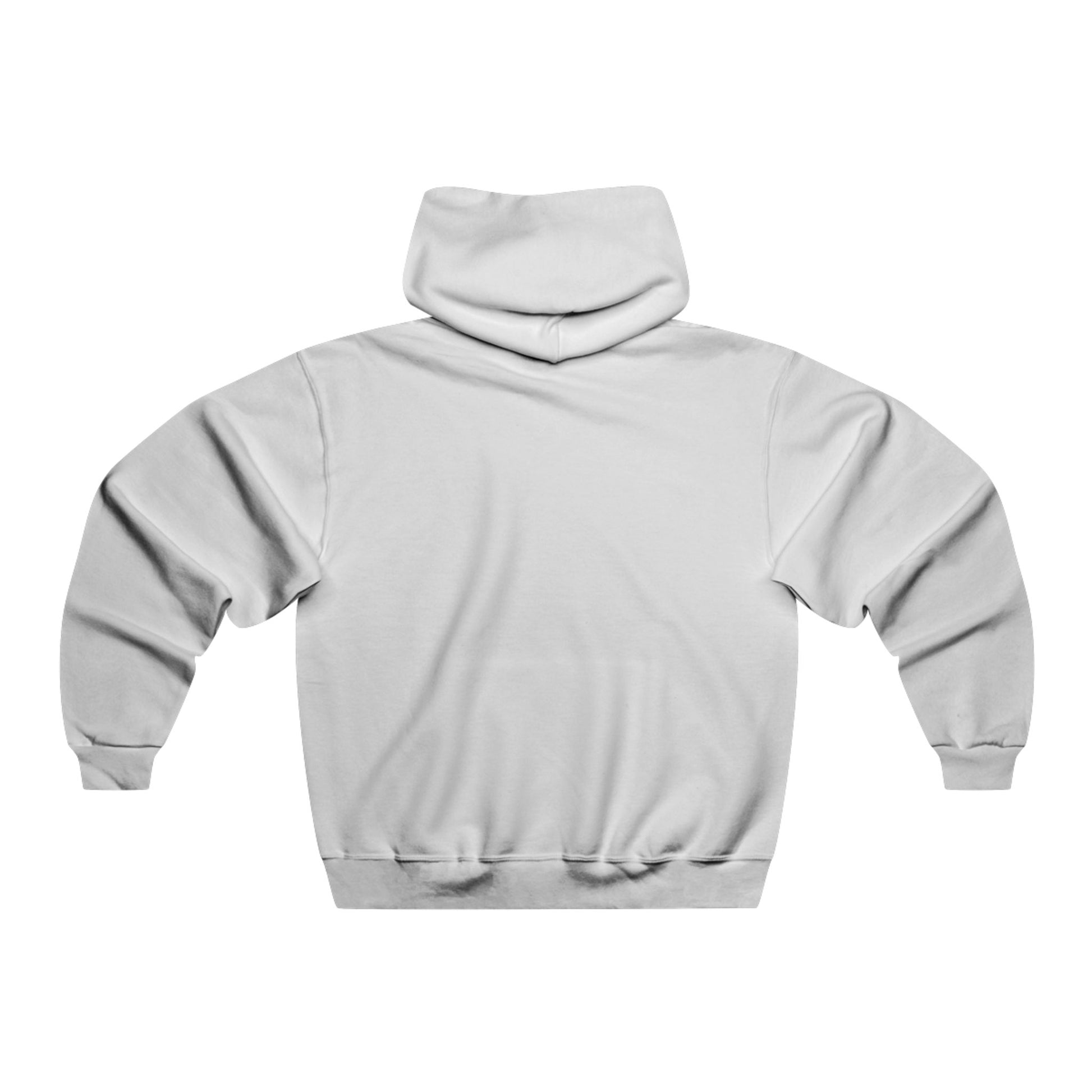 King Kev thick white hoodie plain back design