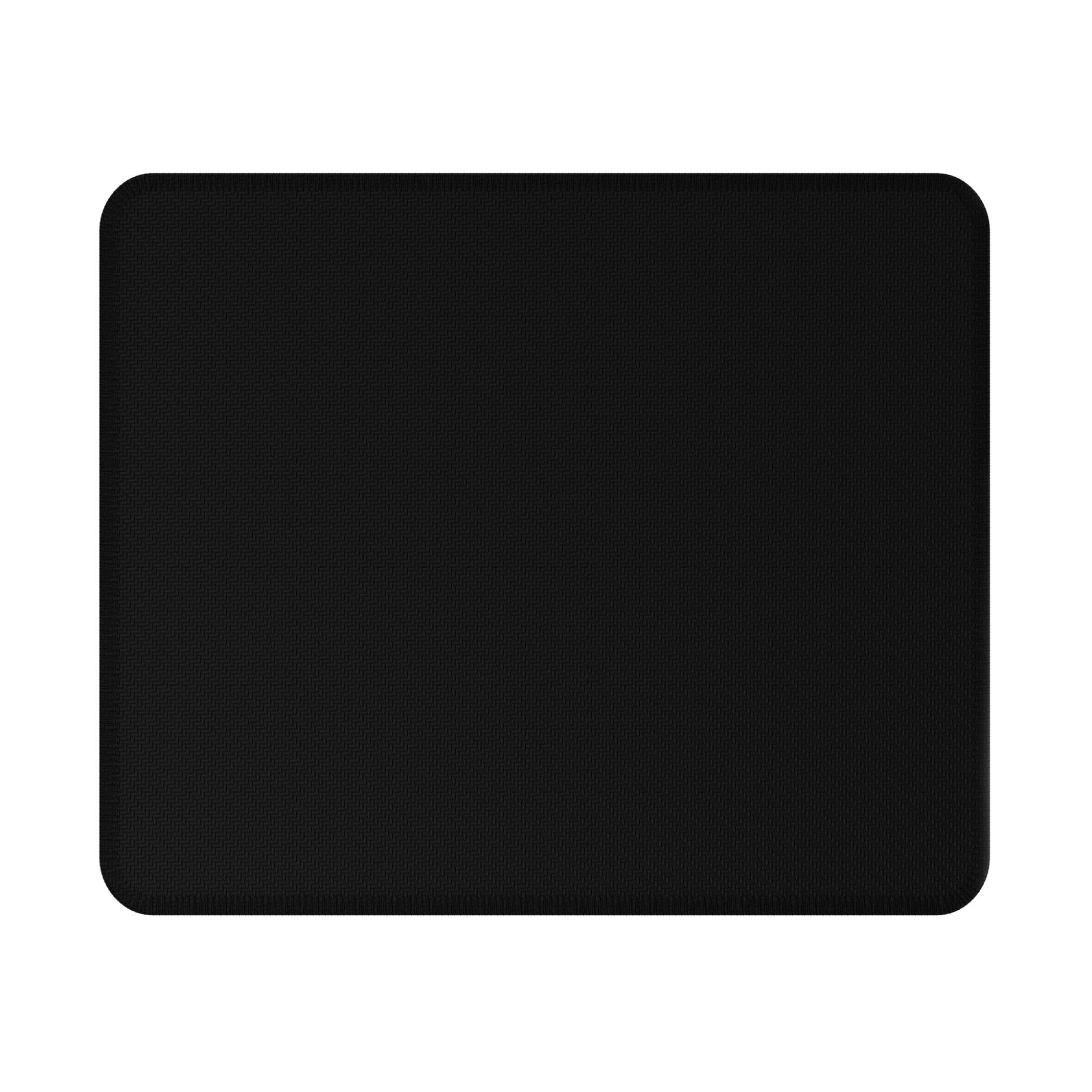 Back view of Grateful, Blessed & Pumpkin Obsessed mouse pad showing durable black non-slip rubber backing for steady desktop use.