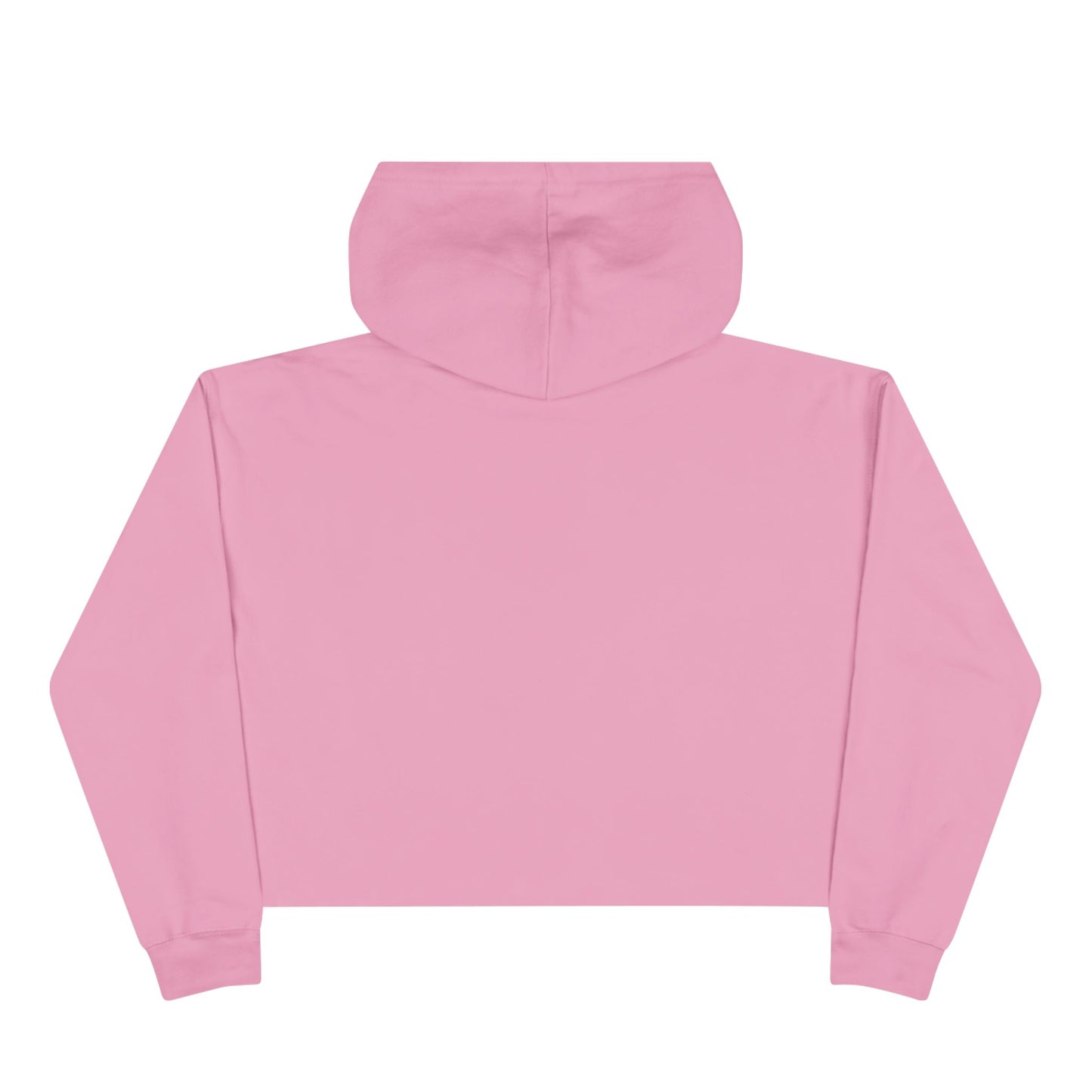 Back view of mauve pink “Spice Girl Energy” cropped hoodie — soft and stylish cropped sweatshirt, perfect for cozy fall mornings.