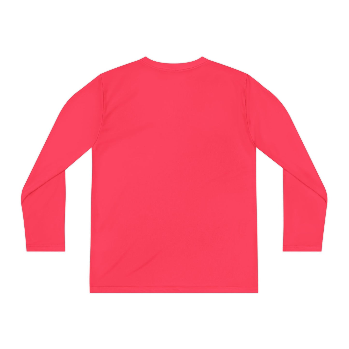 Back of coral long sleeve shirt by Makin’ It By Lady Ev with Halloween ghost theme.