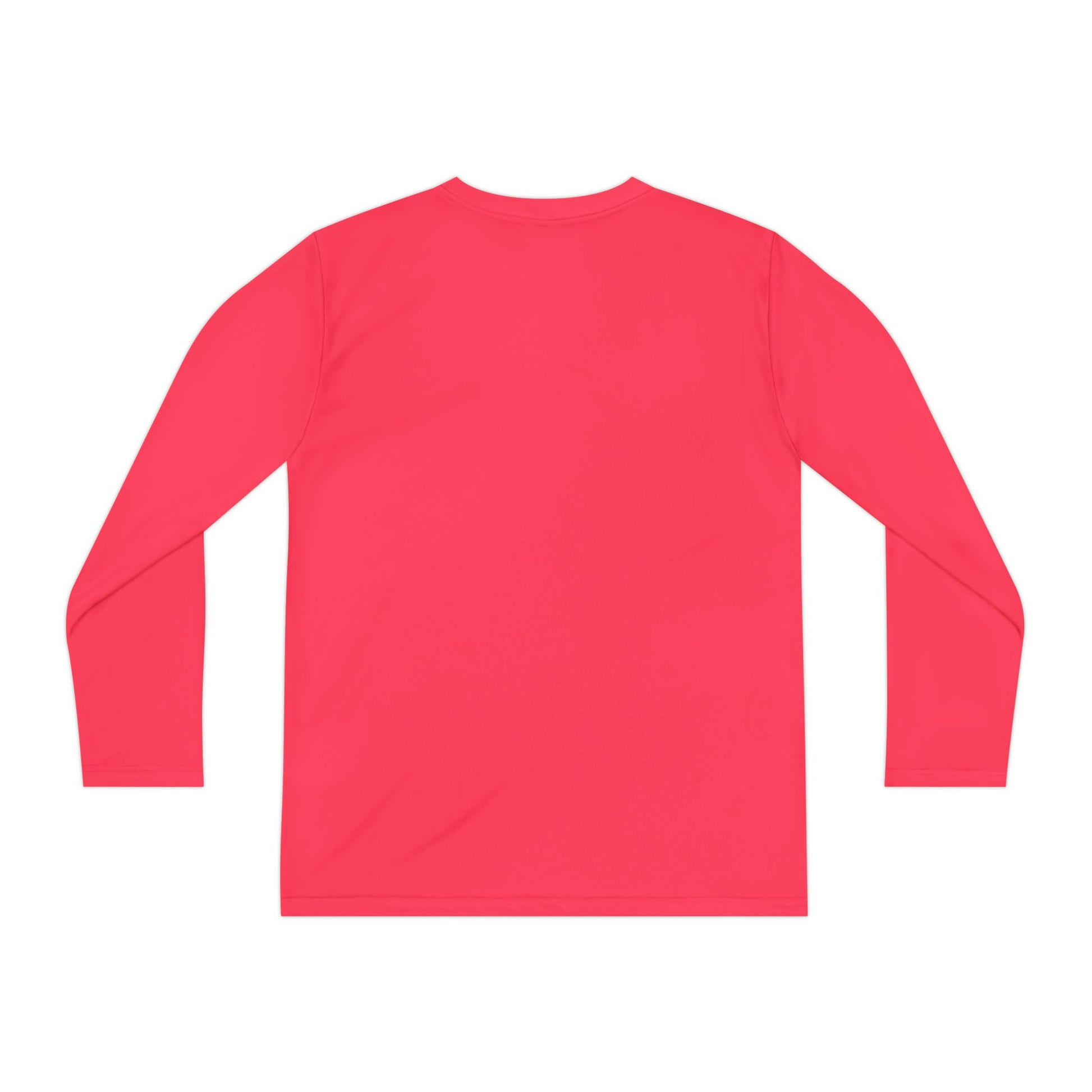 Back of coral long sleeve shirt by Makin’ It By Lady Ev with Halloween ghost theme.