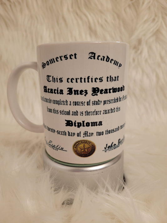 Diploma 11 oz Coffee Cup