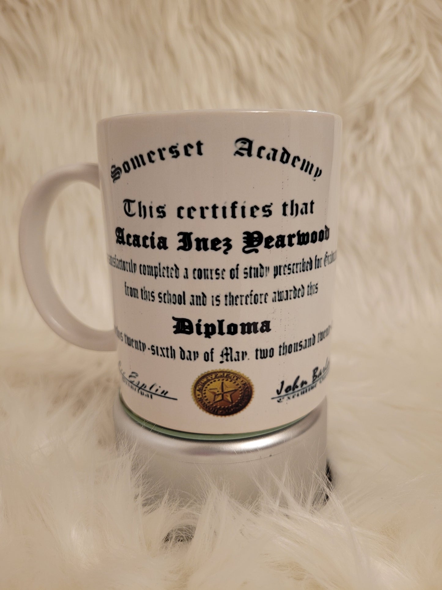 Diploma 15 oz Coffee Cup